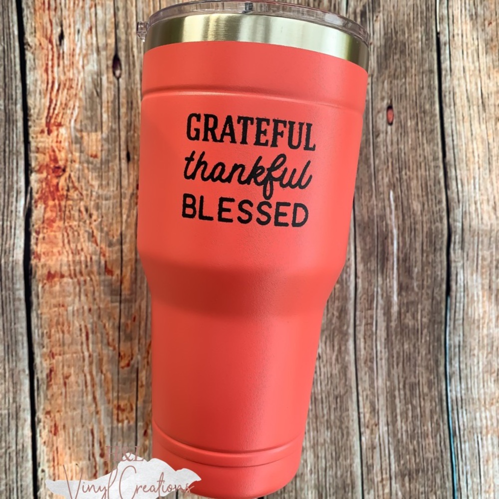 🎉CLEARENCE🎉 Grateful thankful blessed tumbler